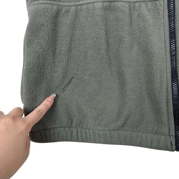 Eddie Bauer Men’s Polartec Fleece Vest Zip Up Outdoor Layer Gray L - Picture 4 of 10